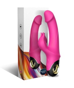 ARMONY - METEROR DILDO VIBRADOR RABBIT ROTADOR FUCSIA