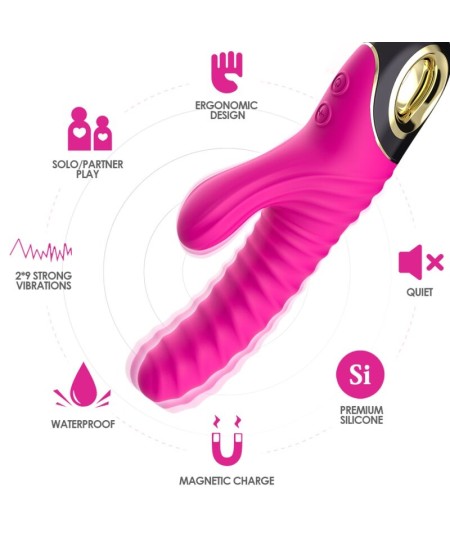 ARMONY - ETERNITY VIBRADOR SILICONA FUCSIA