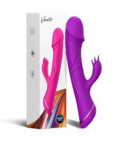 ARMONY - DILDO VIBRADOR RABBIT SILICONA VIOLETA