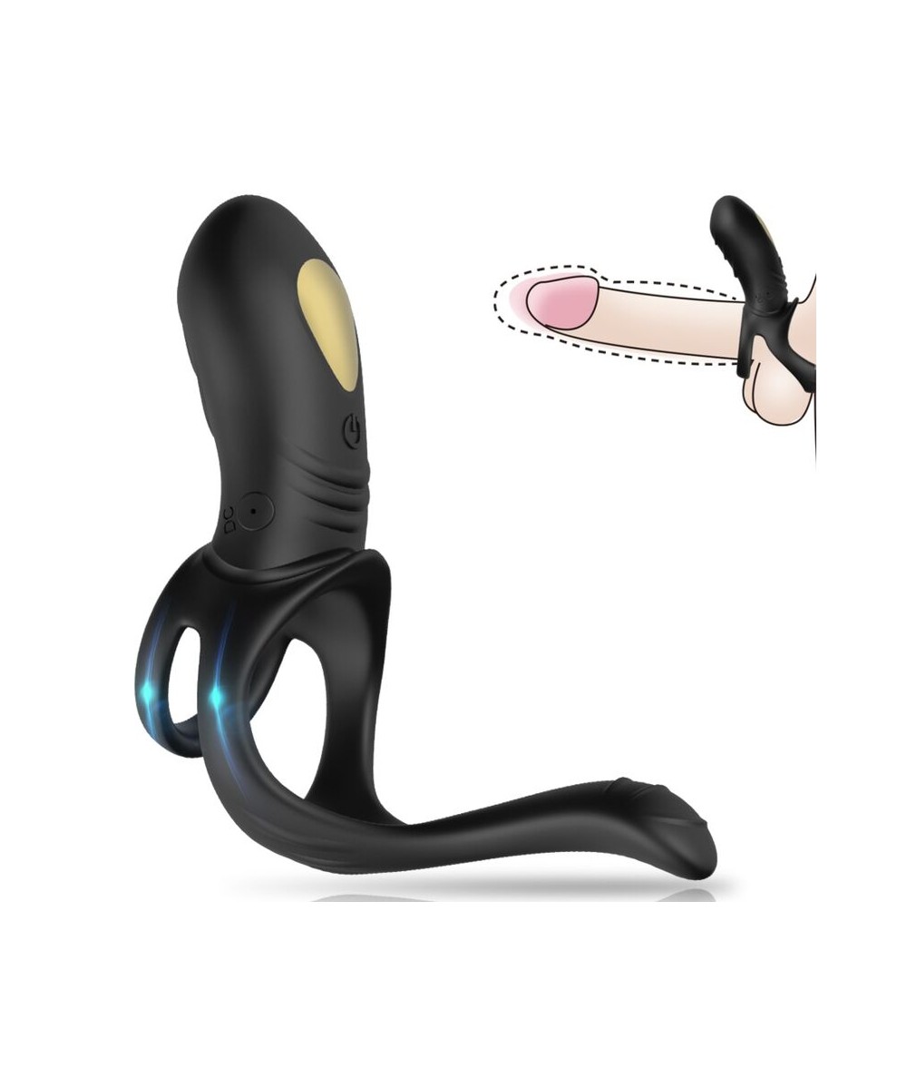 ARMONY - JOY JUMPER ANILLO VIBRADOR PAREJAS & PLUG ANAL NEGRO