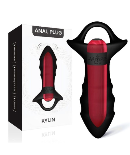 ARMONY - KYLIN DEDAL VIBRADOR & PLUG ANAL CONTROL REMOTO NEGRO