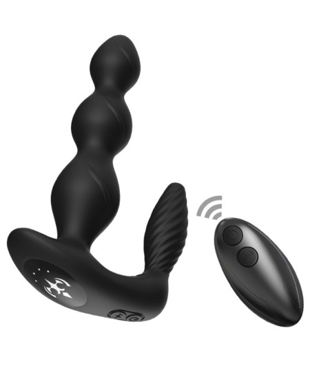 ARMONY - MANFUN VIBRADOR & ESTIMULADOR PLUG ANAL CONTROL REMOTO NEGRO