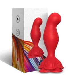 ARMONY - ROSA VIBRADOR & PLUG ANAL CONTROL REMOTO ROJO