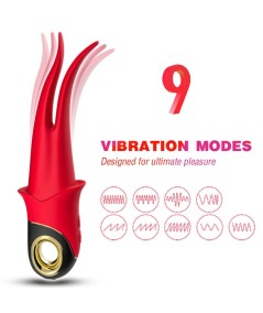 ARMONY - SHADOW VIBRADOR PINZA ROJO