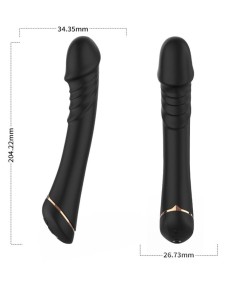 ARMONY - DILDO VIBRADOR SILICONA NEGRO