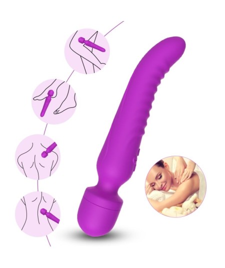 ARMONY - MISSION MASAJEADOR & VIBRADOR EFECTO CALOR VIOLETA