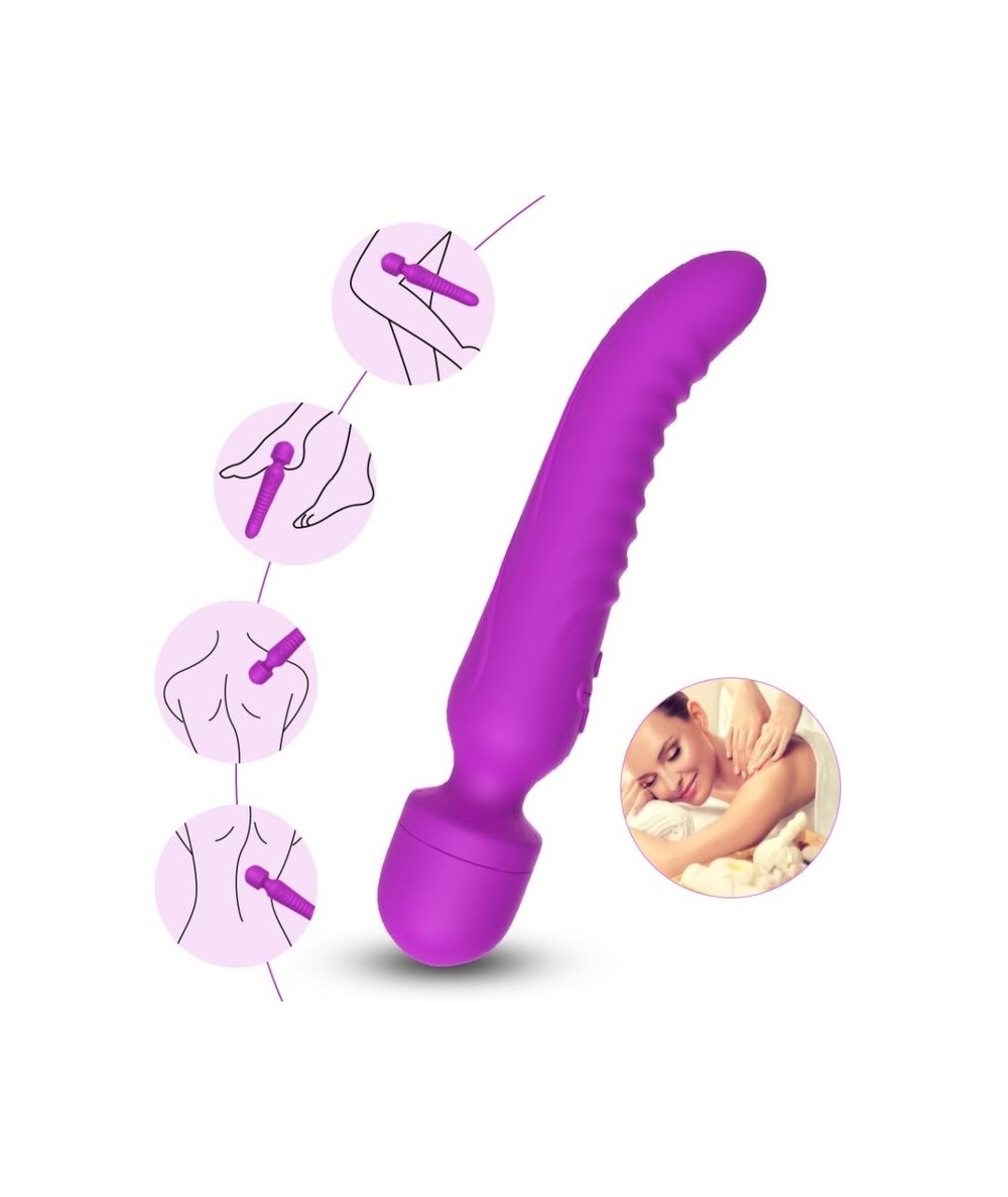 ARMONY - MISSION MASAJEADOR & VIBRADOR EFECTO CALOR VIOLETA