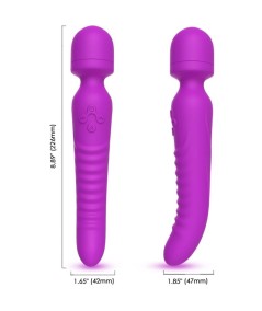 ARMONY - MISSION MASAJEADOR & VIBRADOR EFECTO CALOR VIOLETA