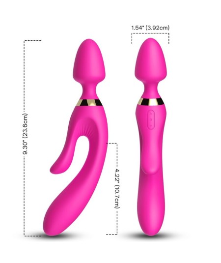 ARMONY - MASAJEADOR & VIBRADOR RABBIT FUCSIA