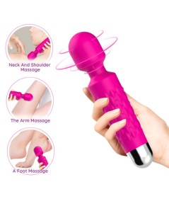 ARMONY - POSTMAN MASAJEADOR & VIBRADOR CABEZA FLEXIBLE FUCSIA