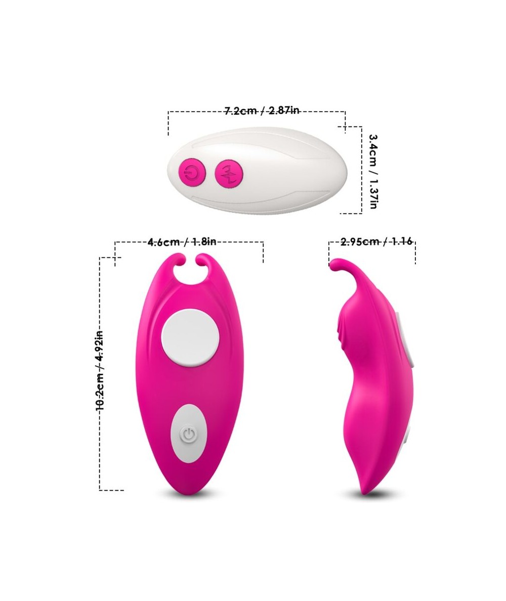 ARMONY - HONEYBEE PANTIES VIBRADOR PUNTO G CONTROL REMOTO FUCSIA