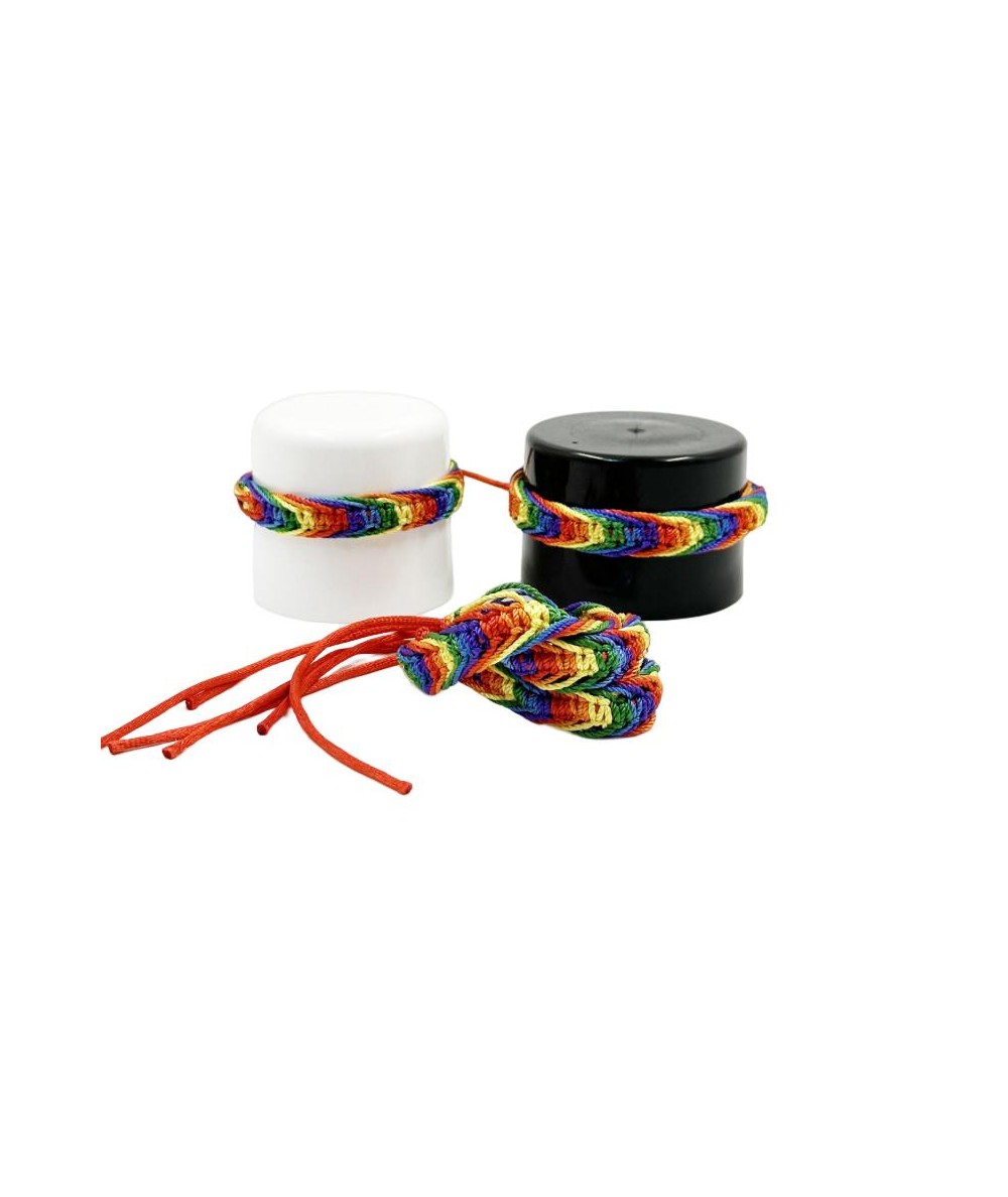 PRIDE - PULSERA HILO TRENZADO BANDERA LGBT