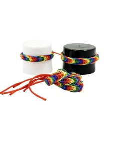 PRIDE - PULSERA HILO TRENZADO BANDERA LGBT