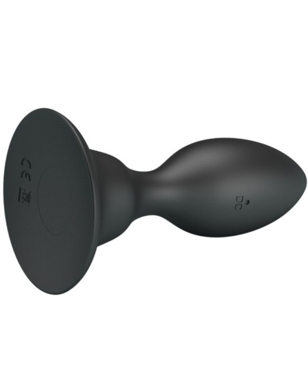 MR PLAY - PLUG ANAL CON VIBRACION NEGRO CONTROL REMOTO