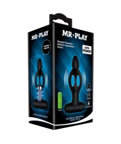 MR PLAY - PLUG ANAL DE SILICONA CON VIBRACIÓN