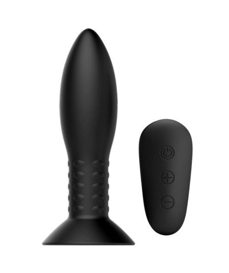 MR PLAY - PLUG CON BOLAS ROTADORAS NEGRO CONTROL REMOTO