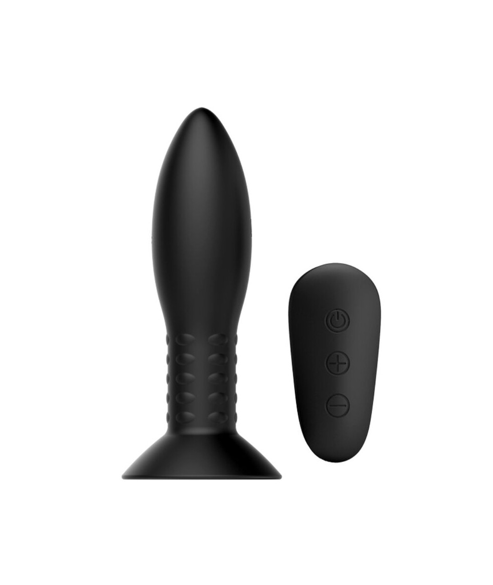 MR PLAY - PLUG CON BOLAS ROTADORAS NEGRO CONTROL REMOTO