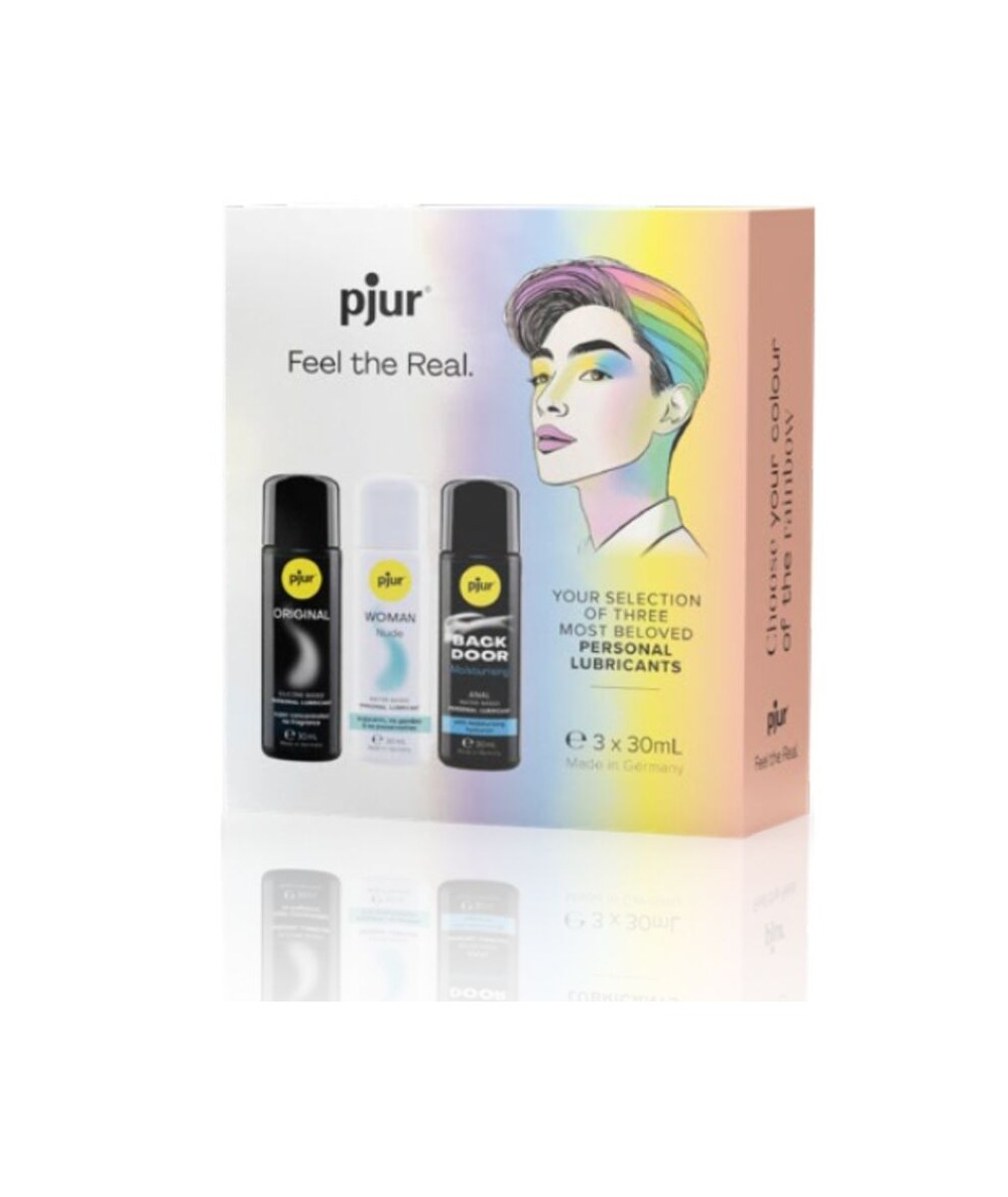 PJUR - PRIDE SET PREMIUM LUBRICANTES 3 X 30 ML