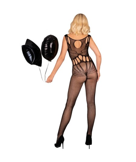 LIVCO CORSETTI FASHION - AMAHIL BODYSTOCKING CROTCHLESS NEGRO TALLA ÚNICA