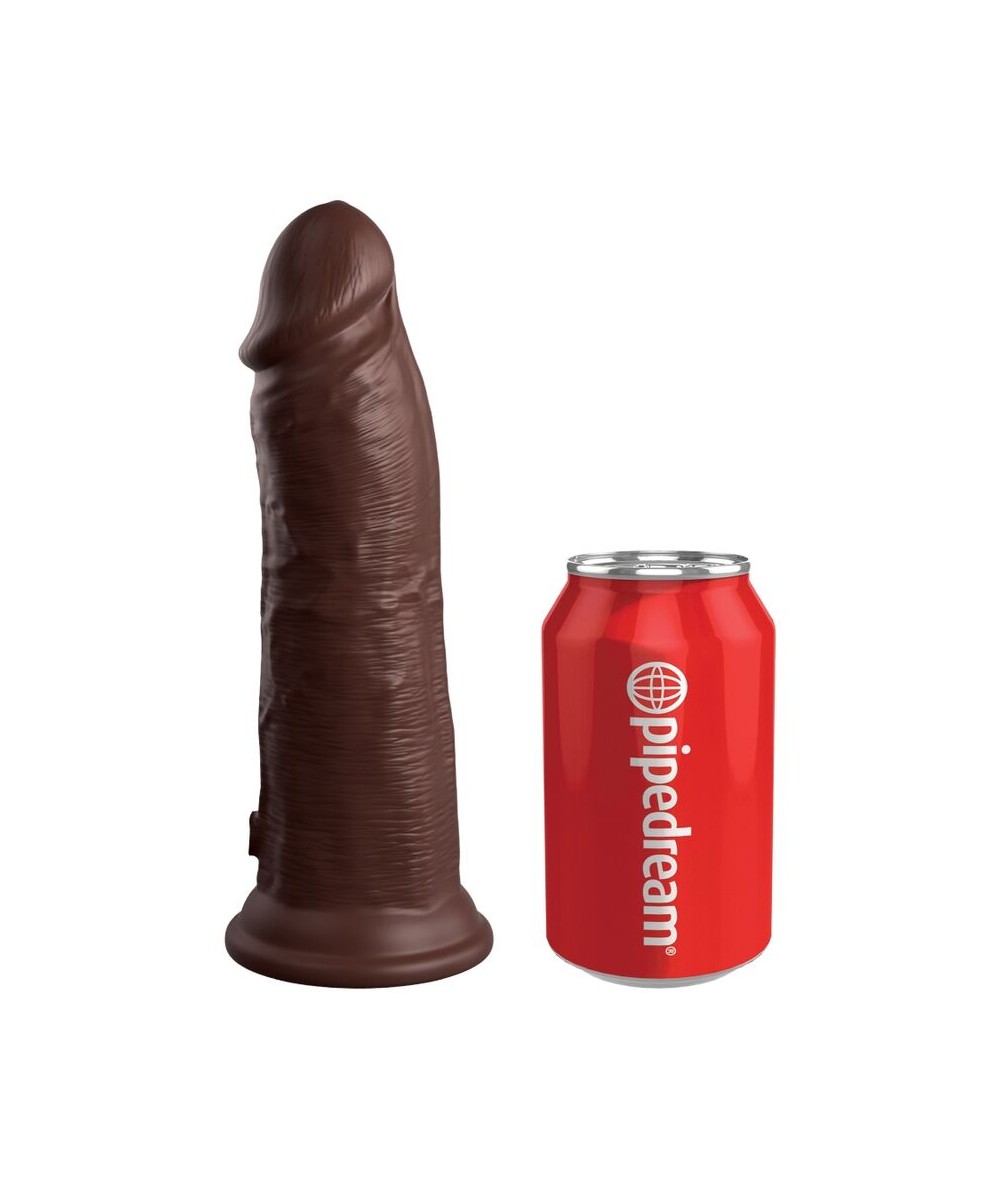 KING COCK - ELITE DILDO REALISTICO SILICONA 20.3 CM MARRON