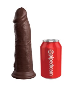 KING COCK - ELITE DILDO REALISTICO SILICONA 20.3 CM MARRON