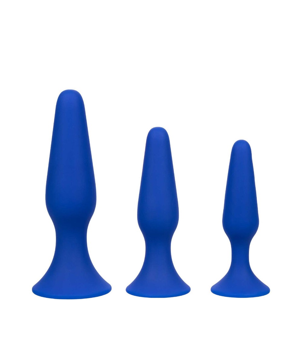 CALEXOTICS - ADMIRAL KIT 3 PLUG ANAL AZUL