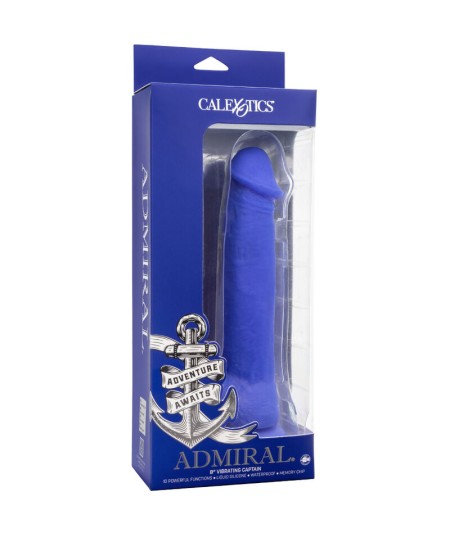 CALEXOTICS - ADMIRAL CAPTAIN DILDO REALISTICO VIBRADOR AZUL