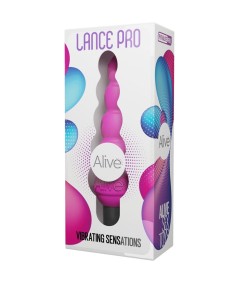 ALIVE - LANCE PRO ESTIMULADOR & VIBRADOR ANAL ROSA