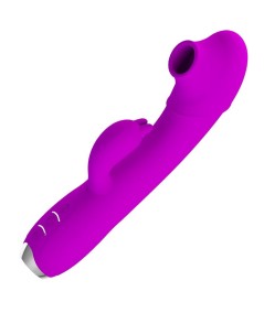 PRETTY LOVE - REGINA VIBRADOR-SUCCIONADOR RECARGABLE MORADO