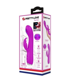 PRETTY LOVE - RACHEL VIBRADOR RECARGABLE CON SUCCIONADOR MORADO