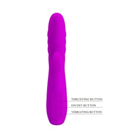 PRETTY LOVE - MELANIE VIBRADOR CONEJO RECARGABLE MORADO