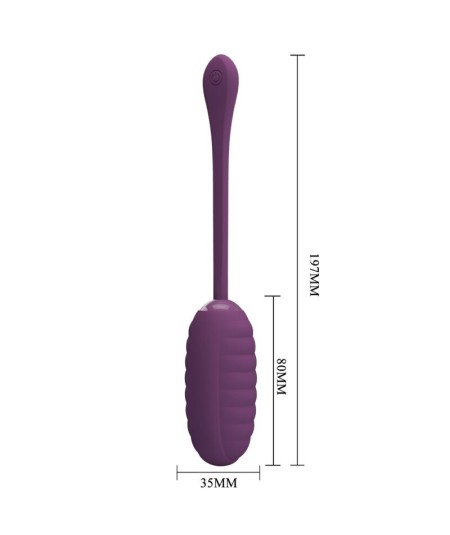 PRETTY LOVE - CASPER HUEVO VIBRADOR RECARGABLE MORADO