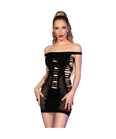 CHILIROSE - CR 4711 VESTIDO NEGRO S/M