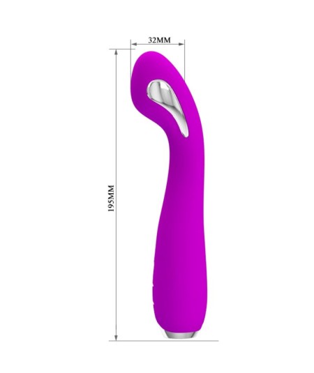 PRETTY LOVE - HECTOR VIBRADOR ELECTROSHOCK RECARGABLE & IMPERMEABLE MORADO