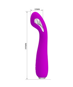 PRETTY LOVE - HECTOR VIBRADOR ELECTROSHOCK RECARGABLE & IMPERMEABLE MORADO