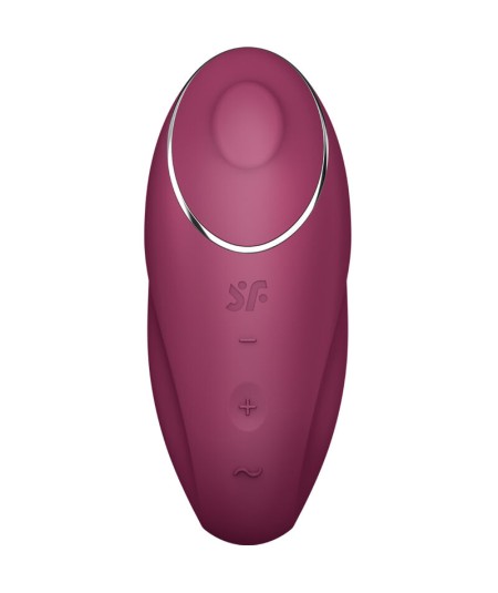 SATISFYER - TAP & CLIMAX 1 VIBRADOR LAY-ON ROJO