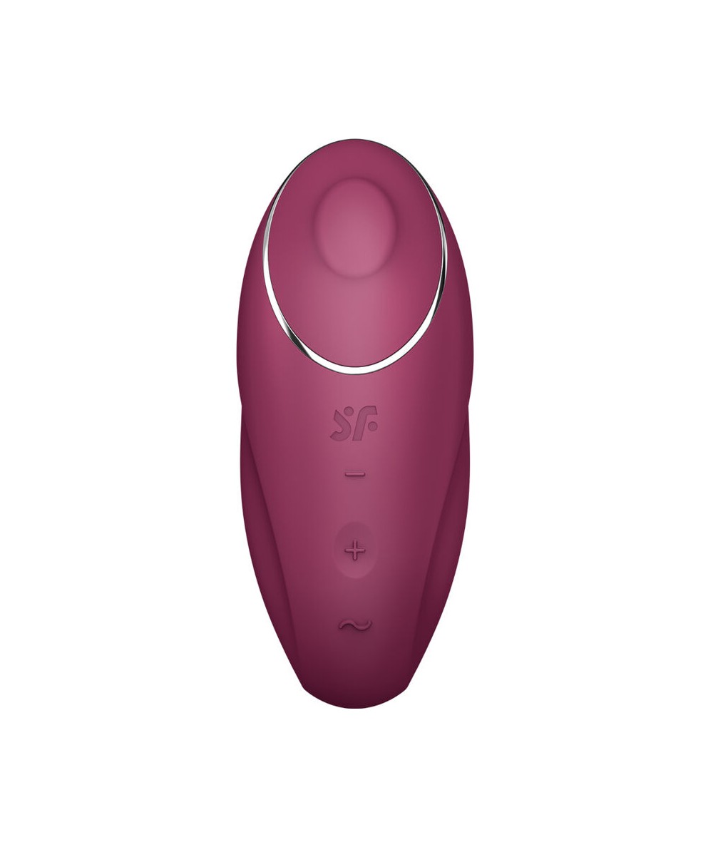 SATISFYER - TAP & CLIMAX 1 VIBRADOR LAY-ON ROJO