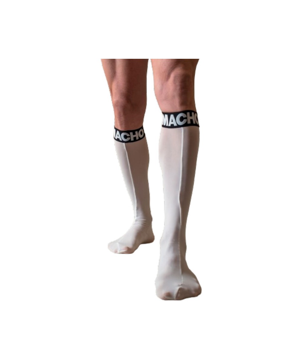 MACHO - CALCETINES FINOS BLANCO TALLA UNICA