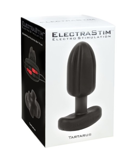 ELECTRASTIM - TARTARUS PLUG ANAL SILICONA QUADRIPOLAR NEGRO