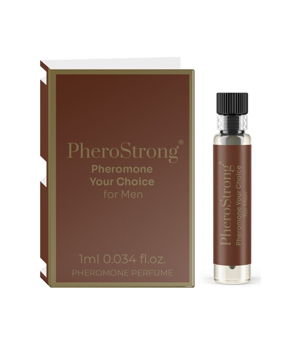 PHEROSTRONG - PERFUME CON FEROMONAS YOUR CHOICE PARA HOMBRE 1 ML