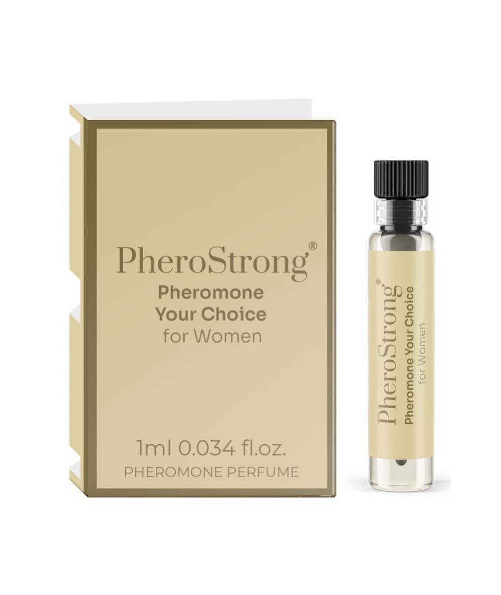 PHEROSTRONG - PERFUME CON FEROMONAS YOUR CHOICE PARA MUJER 1 ML