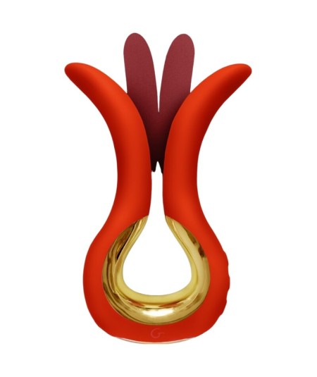 G-VIBE - GVIBE MAXI VIBRADOR CON DOS PUNTAS FLEXIBLES CORAL