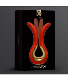 G-VIBE - GVIBE MAXI VIBRADOR CON DOS PUNTAS FLEXIBLES CORAL