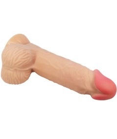 PRETTY LOVE - SLIDING SKIN SERIES DILDO REALÍSTICO CON VENTOSA PIEL DESLIZANTE 20.6 CM