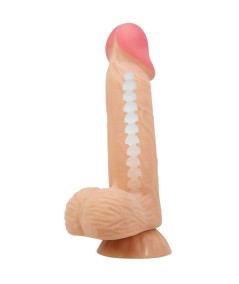 PRETTY LOVE - SLIDING SKIN SERIES DILDO REALÍSTICO CON VENTOSA PIEL DESLIZANTE 20.6 CM