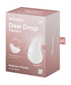 SATISFYER - DEW DROP VIBRADOR LAY-ON BLANCO