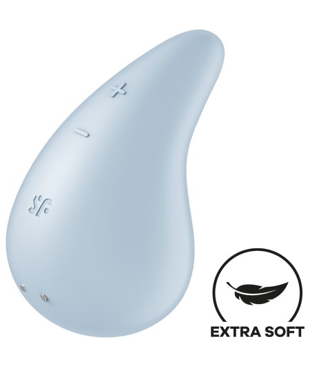 SATISFYER - DEW DROP VIBRADOR LAY-ON AZUL