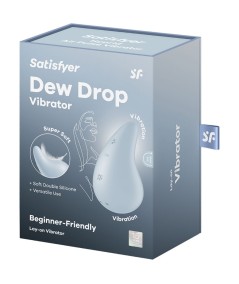 SATISFYER - DEW DROP VIBRADOR LAY-ON AZUL