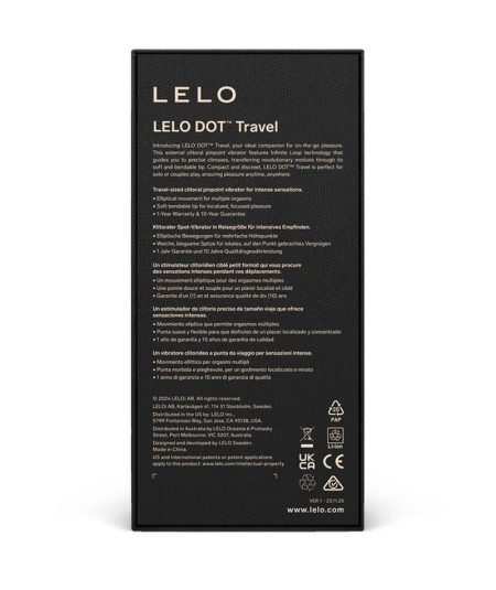 LELO - DOT TRAVEL ESTIMULADOR DE CLÍTORIS MORADO