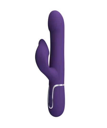 PRETTY LOVE - ZALIN VIBRADOR RABBIT PERLAS 4 EN 1 MORADO